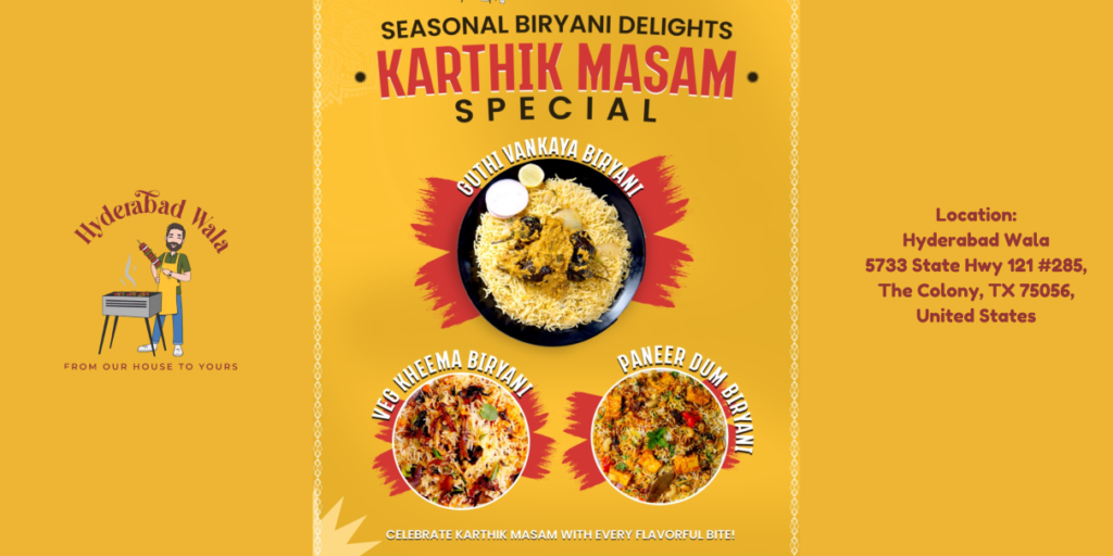 Karthik Masam Special Delights from Hyderabad Wala