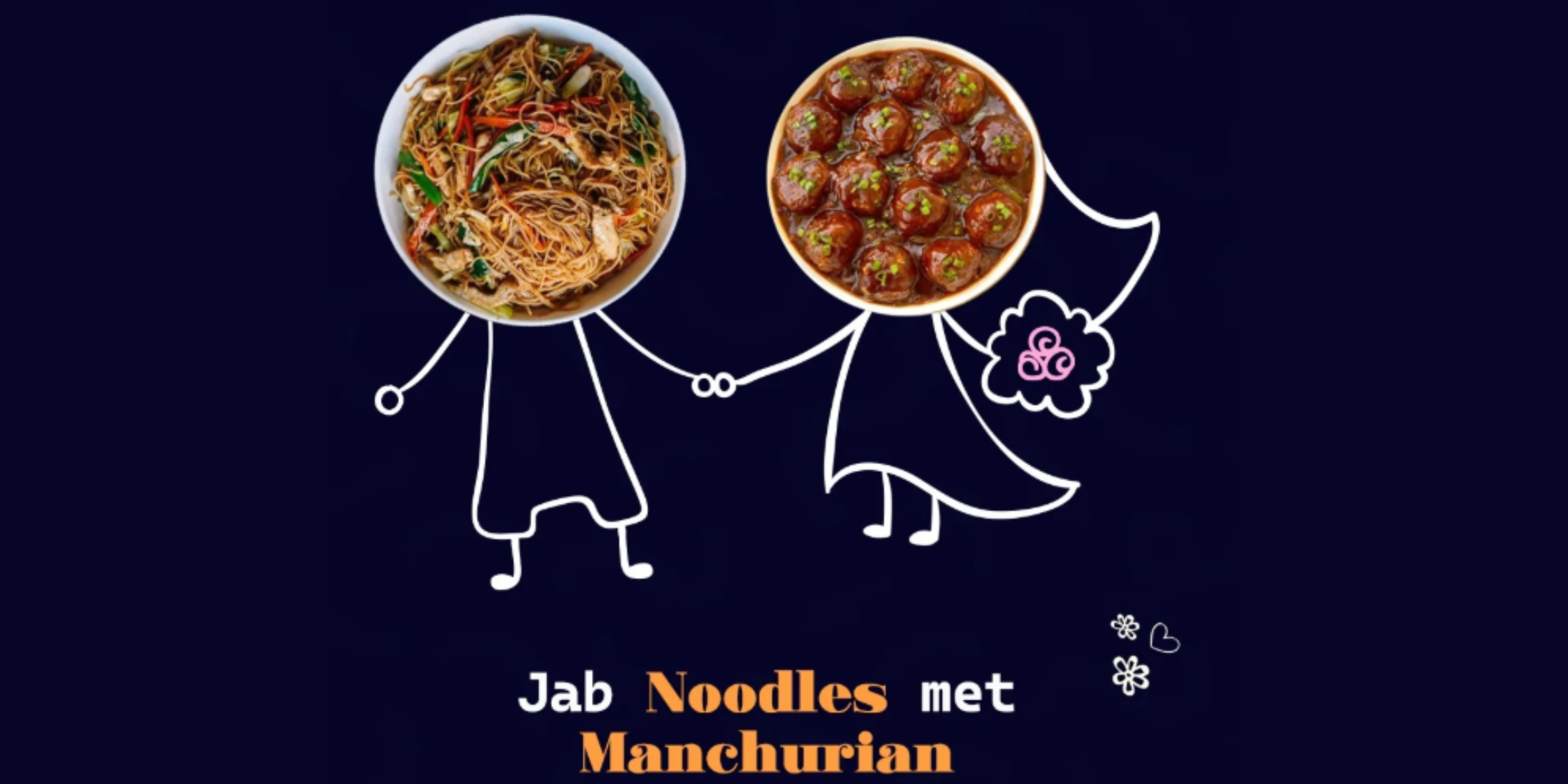 Hyderabadi Manchurian and noodles in The colony texas